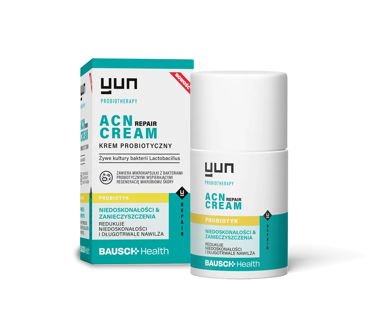 Opakowanie kremu probiotycznego Yun ACN Repair Cream.