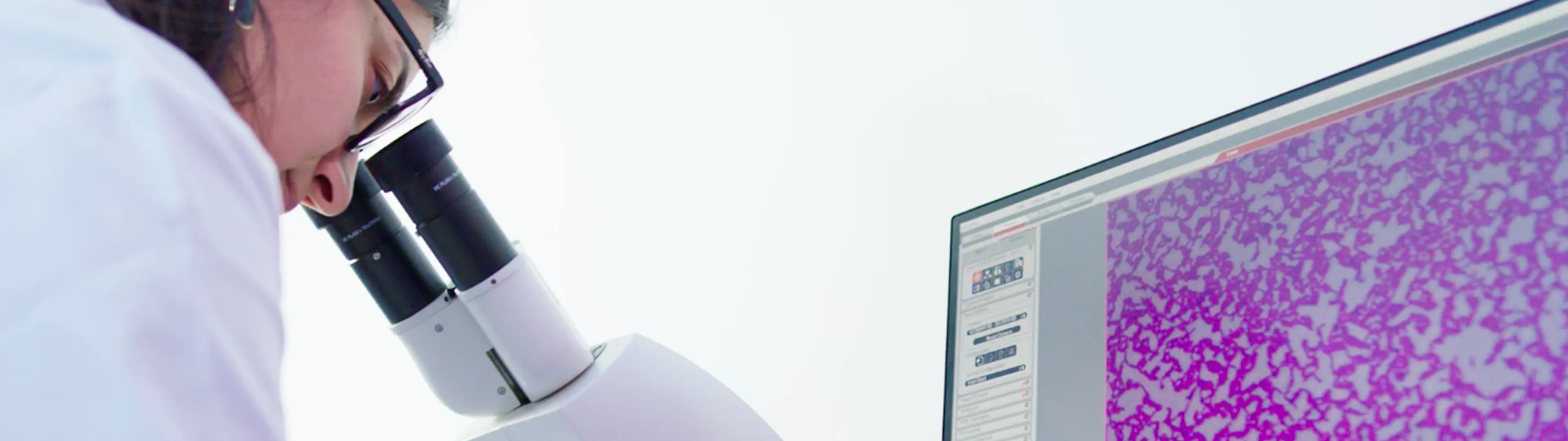 Tło badań laboratoryjnych &ndash; wizualizacja procesu testowania probiotyk&oacute;w YUN Probiotherapy